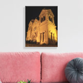 De kathedrale basiliek van St. Franciscus van Assi Canvas Afdruk (Insitu (Woonkamer))