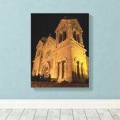 De kathedrale basiliek van St. Franciscus van Assi Canvas Afdruk (Insitu (Houten vloer))