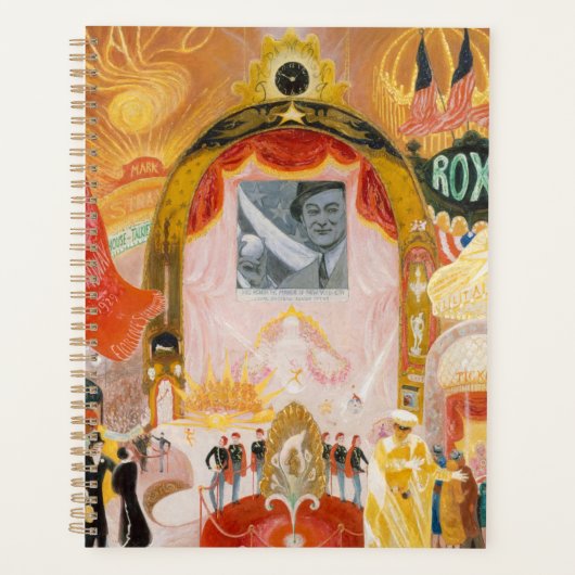 De kathedralen van Broadway door Florine Stettheim Planner (Voorkant)