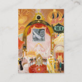 De kathedralen van Broadway door Florine Stettheim Visitekaartje (Voorkant)