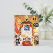 De kathedralen van Broadway, fijne kuntschildering Briefkaart (Staand voorkant)