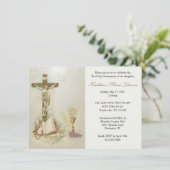 De katholieke Eerste Heilige Communie voor kindere Kaart (Staand voorkant)