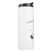 De katholieke herenman thermosbeker (Gedraaid links)