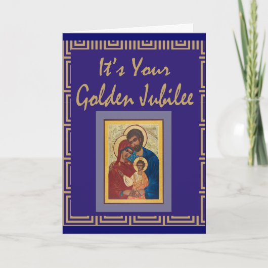 De katholieke Kaarten van het Gouden jubileum van (Voorkant)