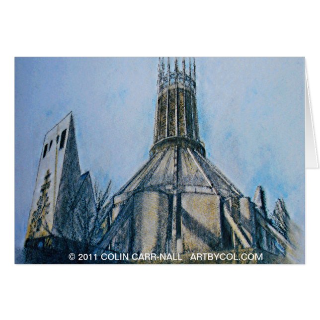 De katholieke kathedraal Liverpool Colin Carr-Nall (Voorkant Horizontaal)