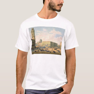 De katholieke kerk en Mikhailovskaya Street T-shirt