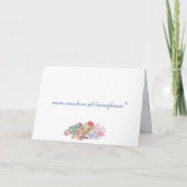 De katjes van de kerstman, bomen, cadeaus Duitse Feestdagen Kaart (Achterkant)