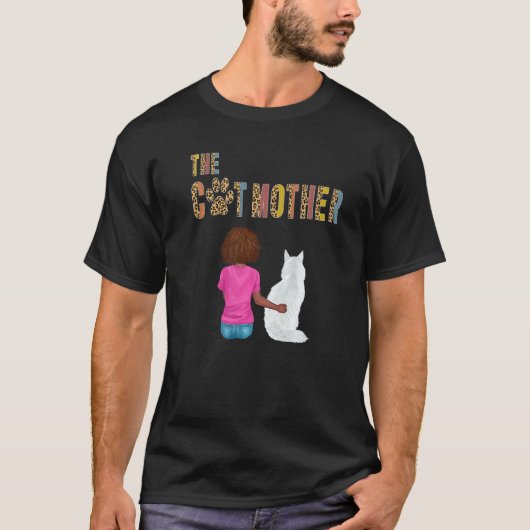 De Katmoeder Maine Coon Kat   Moeder Kat Mama  1 T-shirt (Voorkant)