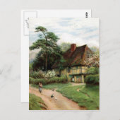 De katoen briefkaart (Voorkant / Achterkant)