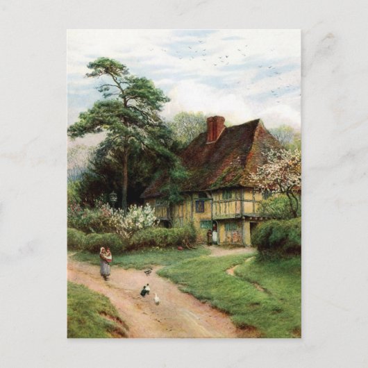 De katoen briefkaart (Voorkant)