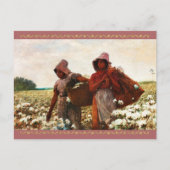 De katoenkaartjes van Winslow Homer Briefkaart (Voorkant)