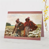 De katoenkaartjes van Winslow Homer Kaart (Gele Bloem)