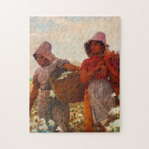 De katoenkaartjes van Winslow Homer Legpuzzel
