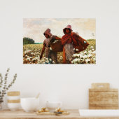 De Katoenplukkers van Winslow Homer Poster (Keuken)