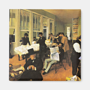 De katoenuitwisseling - het kunstwerk van Edgar De Magneet