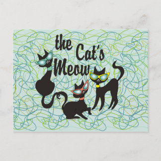 De kat's Meow Briefkaart