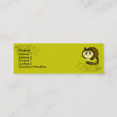 De kat's Meow Mini Visitekaartje (Achterkant)