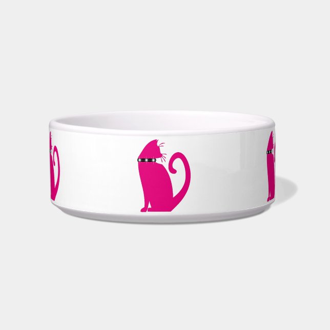 De kat's Meow Rescue Kat Bowl Voerbakje (Voorkant)