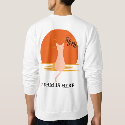 DE KATTE KATTE KORTE DOCUSTOMIZE PERSONALISEERDE N TRUI (Achterkant)