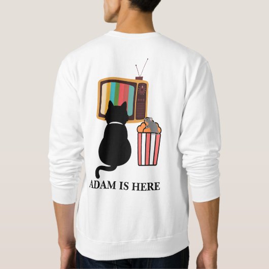 DE KATTE KATTE KORTE DOCUSTOMIZE PERSONALISEERDE N TRUI (Achterkant)