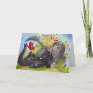 De katten, de Kardinalen en de Rozen/worden goed Kaart