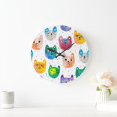 De katten en de vrienden van de waterverf grote klok (Huis)