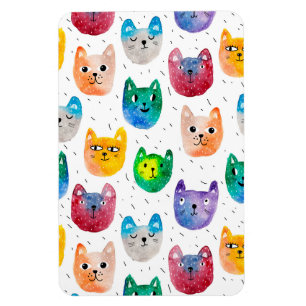 De katten en de vrienden van de waterverf magneet