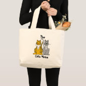 De katten eten grote tote bag (Voorkant (product))