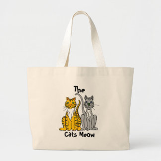 De katten eten grote tote bag