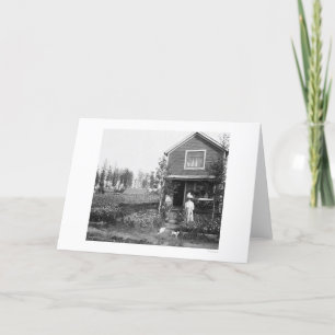 De Katten Fairbanks Alaska 1916 van het huis Kaart