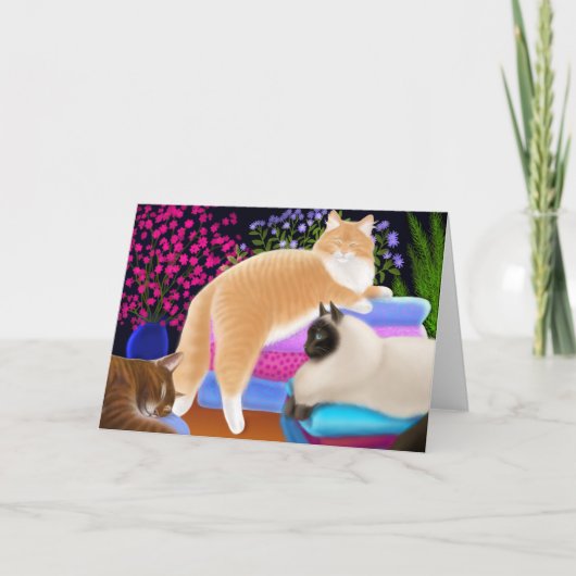 De katten houden van de Schone Kaart van de (Voorkant)