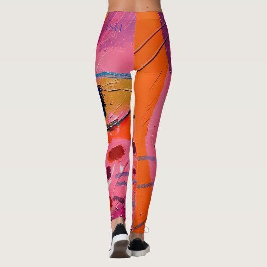 De katten miauwen leggings (Achterkant)