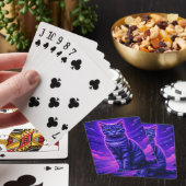 De katten miauwen pokerkaarten (Insitu)