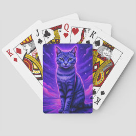 De katten miauwen pokerkaarten