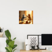 De katten miauwen poster (Thuiskantoor)