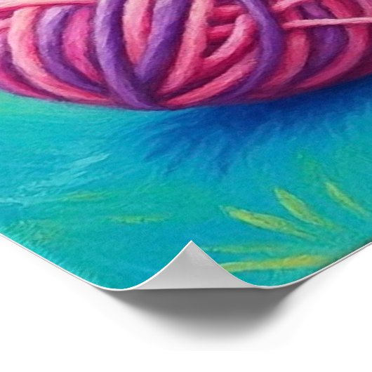 De katten miauwen poster (Hoek)