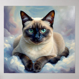 De katten miauwen poster