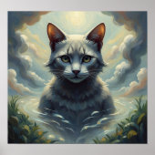 De katten miauwen poster (Voorkant)