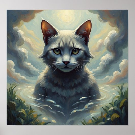 De katten miauwen poster (Voorkant)