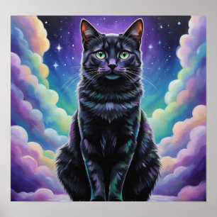 De katten miauwen poster