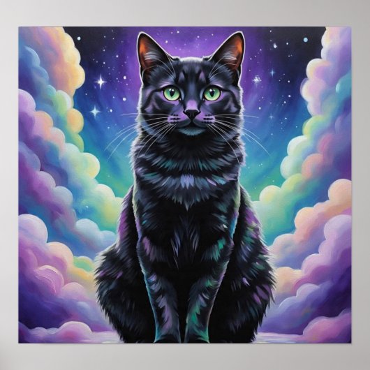 De katten miauwen poster (Voorkant)