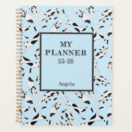 De katten van cadstudios Mijn planner babyblauw