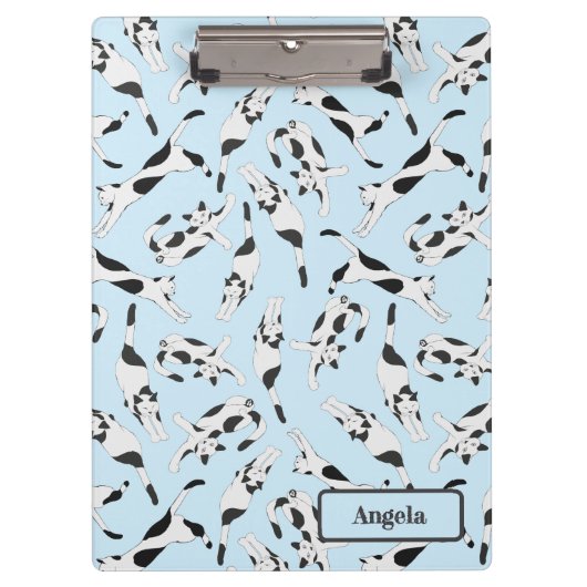 De katten van cadstudios Mijn planner babyblauw Klembord (Voorkant)