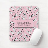 De katten van cadstudios Mijn Planner Roos Muismat (Met muis)