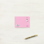 De katten van cadstudios Roze Post-it® Notes (Op bureau)