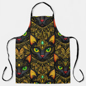 De katten van de fluwelen sluier schort (Voorkant)