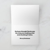 De Katten van de Scène van de Misdaad van Kerstmis Feestdagen Kaart (Binnen)