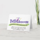 De Katten van de vakantie Feestdagen Kaart (Achterkant)