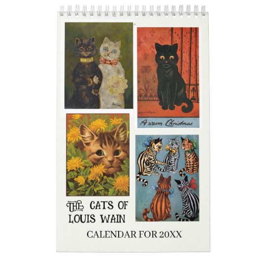 De katten van Louis Wain 2026 Kalender (Hoes)