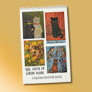 De katten van Louis Wain 2027 Enkele Pagina Kalender